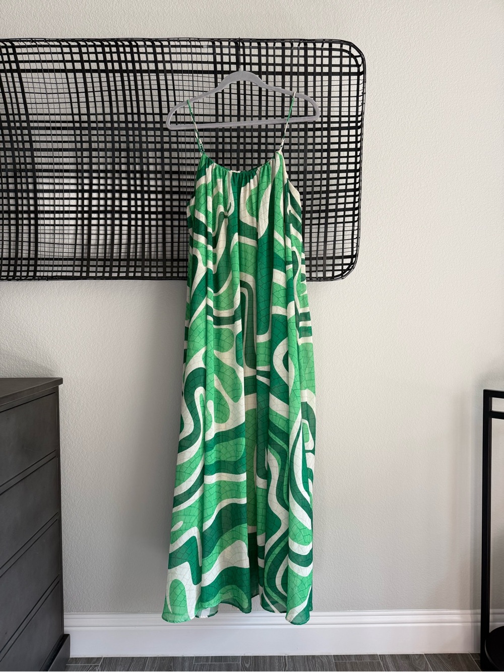 Farm Rio square neck pleated a-line dress - Picture 5 of 7